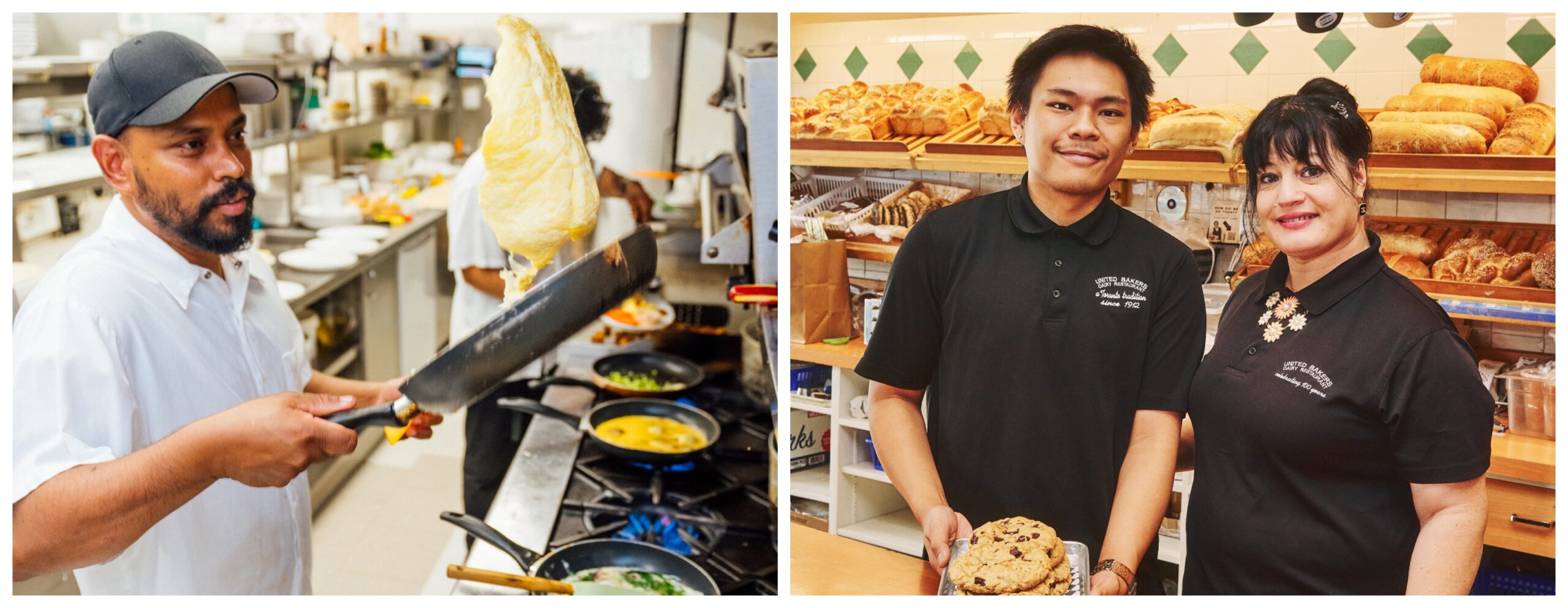 Some of the staff at United Bakers