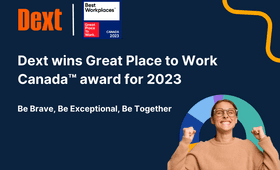 Dext wins Great Place to Work Canada™ award