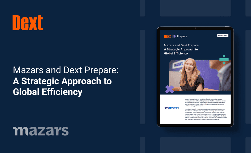 Mazars and Dext Prepare: A Strategic Approach to Global Efficiency